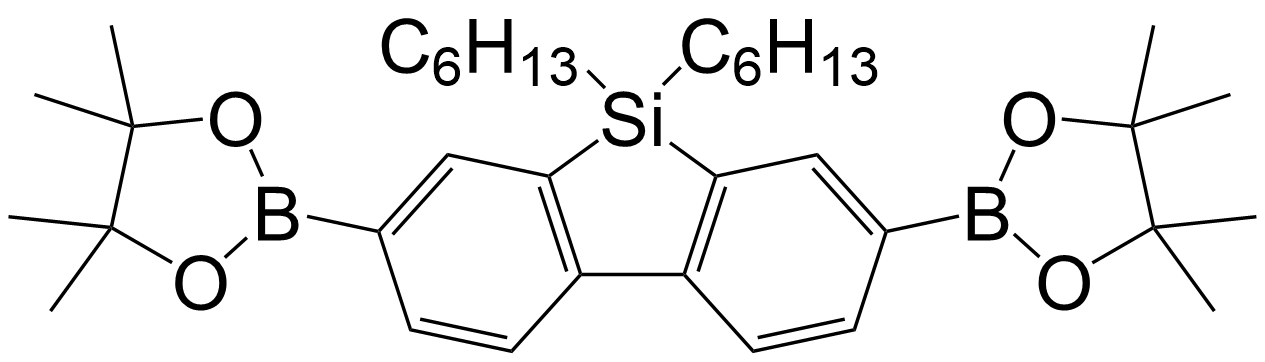 5,5-dihexyl-3,7-bis(4,4,5,5-tetramethyl-1,3,2-dioxaborolan-2-yl)-5H-dibenzo[b,d]silole/852138-91-1